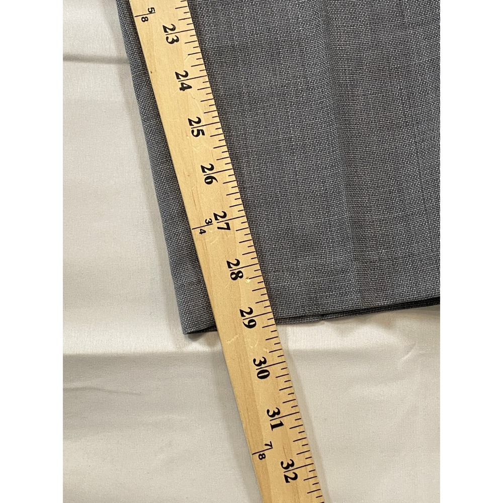Ted Baker London Mens 34R Slim Fit Grey Wool Blend Selwynt Dress Pants Trousers - Picture 9 of 11